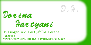 dorina hartyani business card